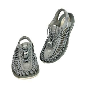 Keen Uneek Sandals Silver Mens Size EUR 40 US 9.5 1013096
